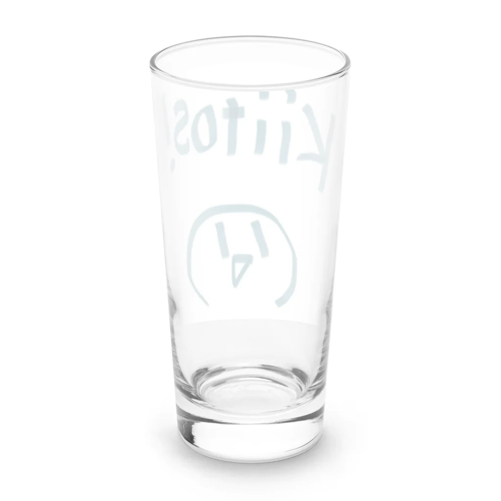 kiitos!のkiitos smile Long Sized Water Glass :back