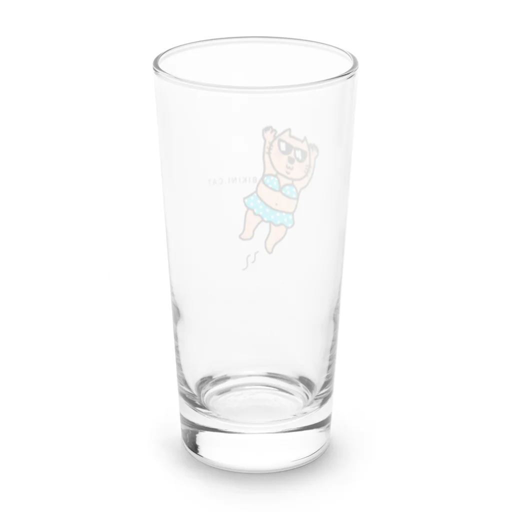 BIKINI.CATのビキニCATさん Long Sized Water Glass :back