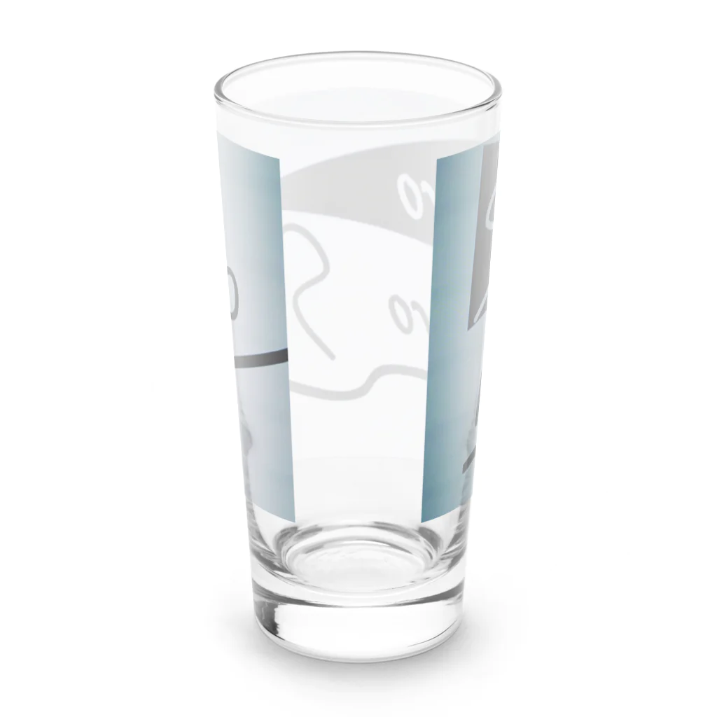 Lakikai_laki602のshiro kuro skio Long Sized Water Glass :back