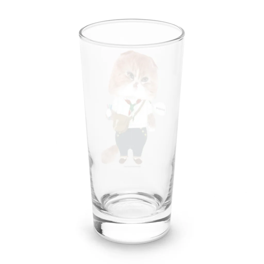 wokasinaiwoのいろどり商店街ぐう Long Sized Water Glass :back