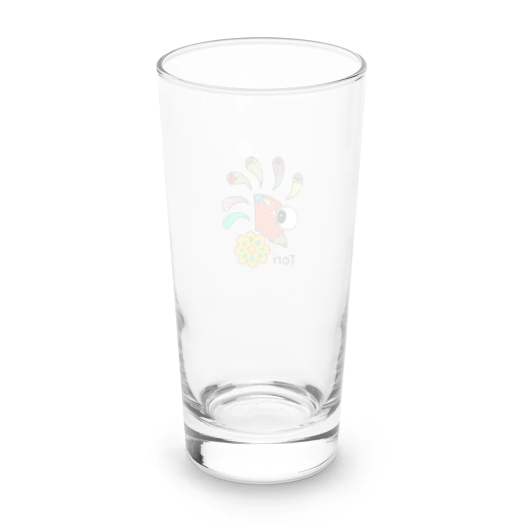 ぼくはシリーズのぼくはTORI Long Sized Water Glass :back