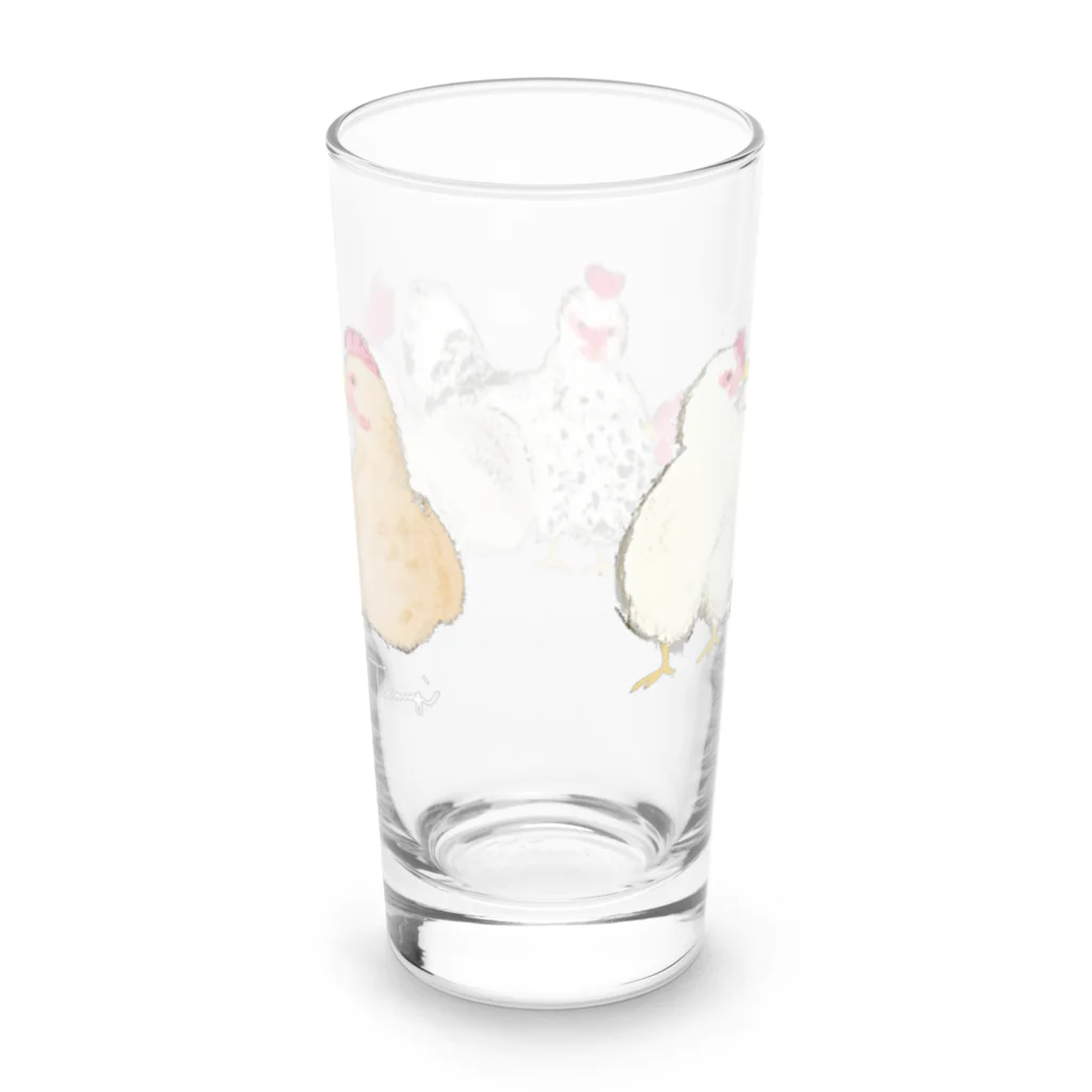 南つむぎのこっこ Long Sized Water Glass :back