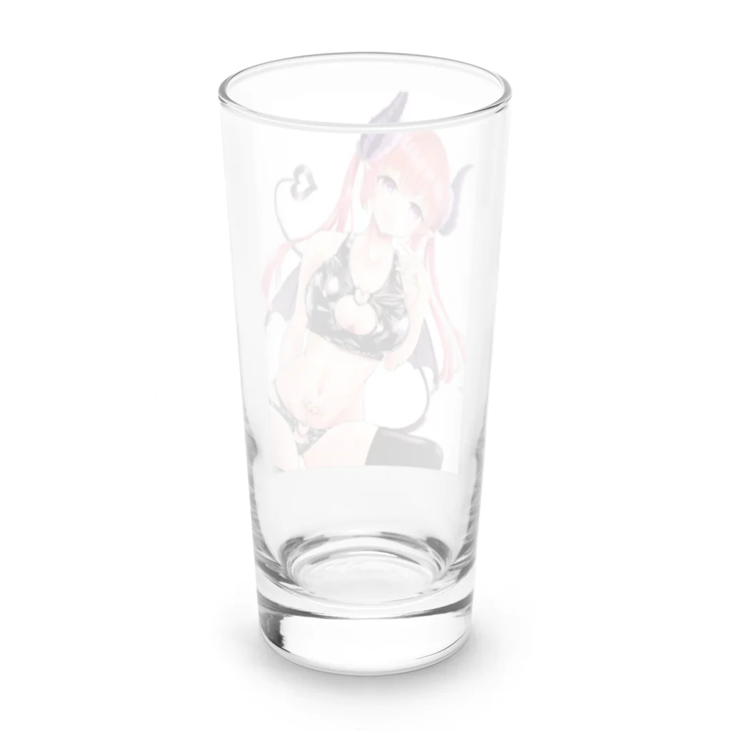 ✟sorairomiran✟のめんへらサキュバスちゃん Long Sized Water Glass :back