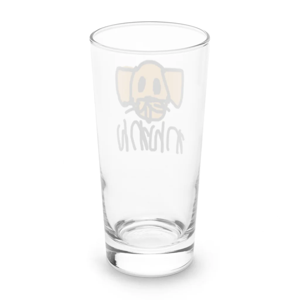 まみたすの愛犬写真・手描きSHOPのいぬ Long Sized Water Glass :back