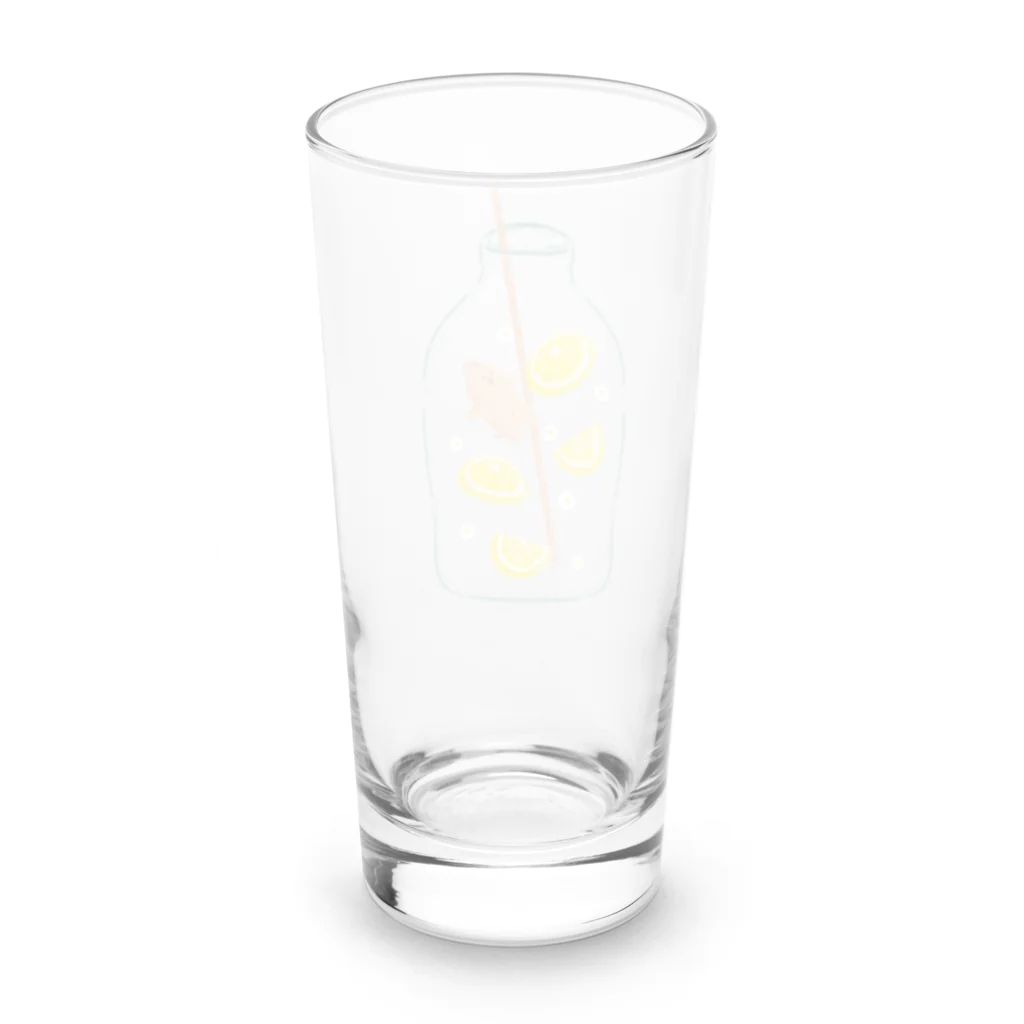 かおるのうさぎとレモン Long Sized Water Glass :back