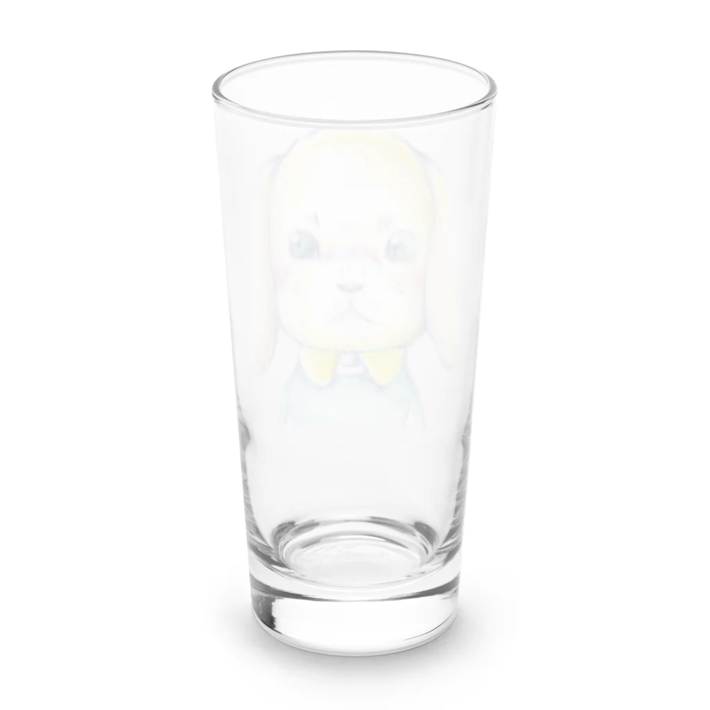 みかづき堂百貨店のたれ耳のウサギさん Long Sized Water Glass :back