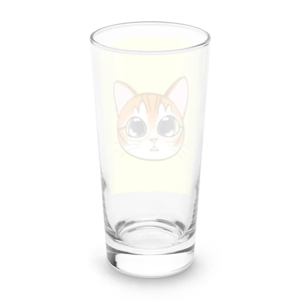 キリン子のコタにゃ(黄) Long Sized Water Glass :back