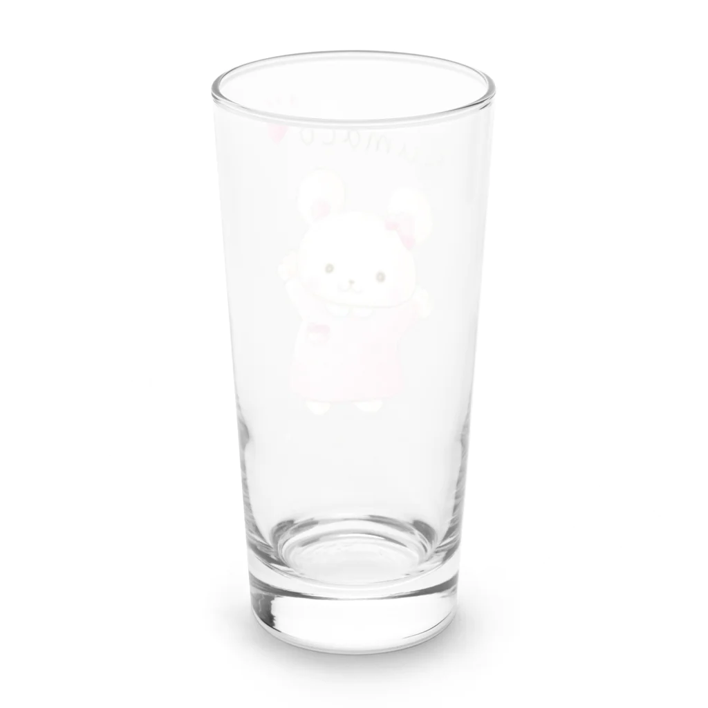 くまこちゃん♡のくまこちゃん♡ Long Sized Water Glass :back