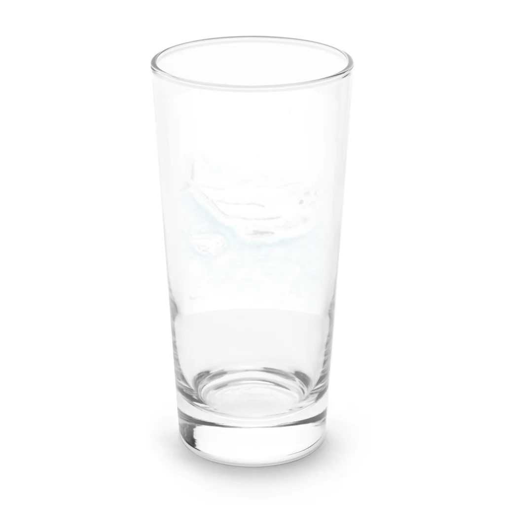 Shinya🐾の『おひさま工房』のいのちが還る場所(square) Long Sized Water Glass :back