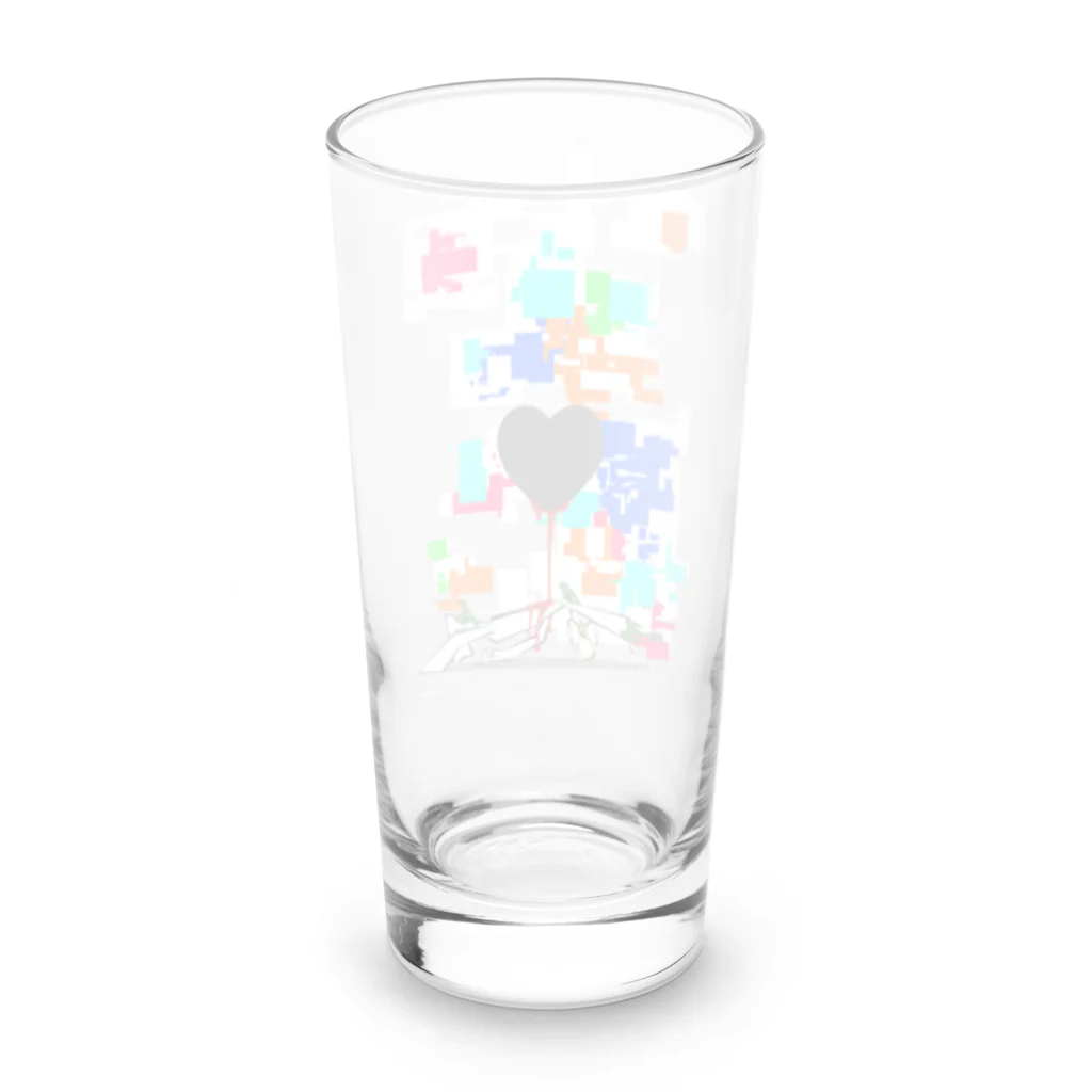 花瓶の疑問の見えない恐怖 Long Sized Water Glass :back