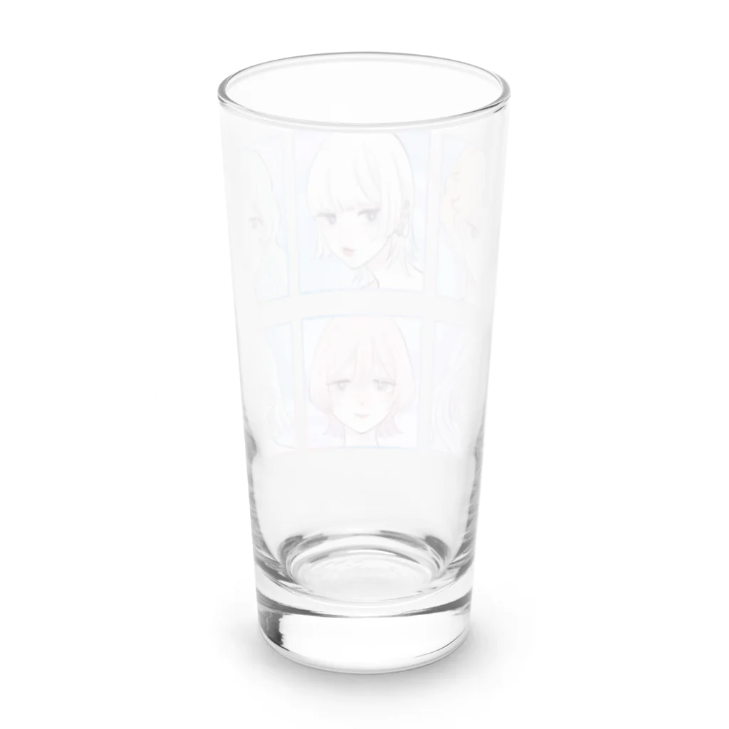 貝柱のgirls Long Sized Water Glass :back