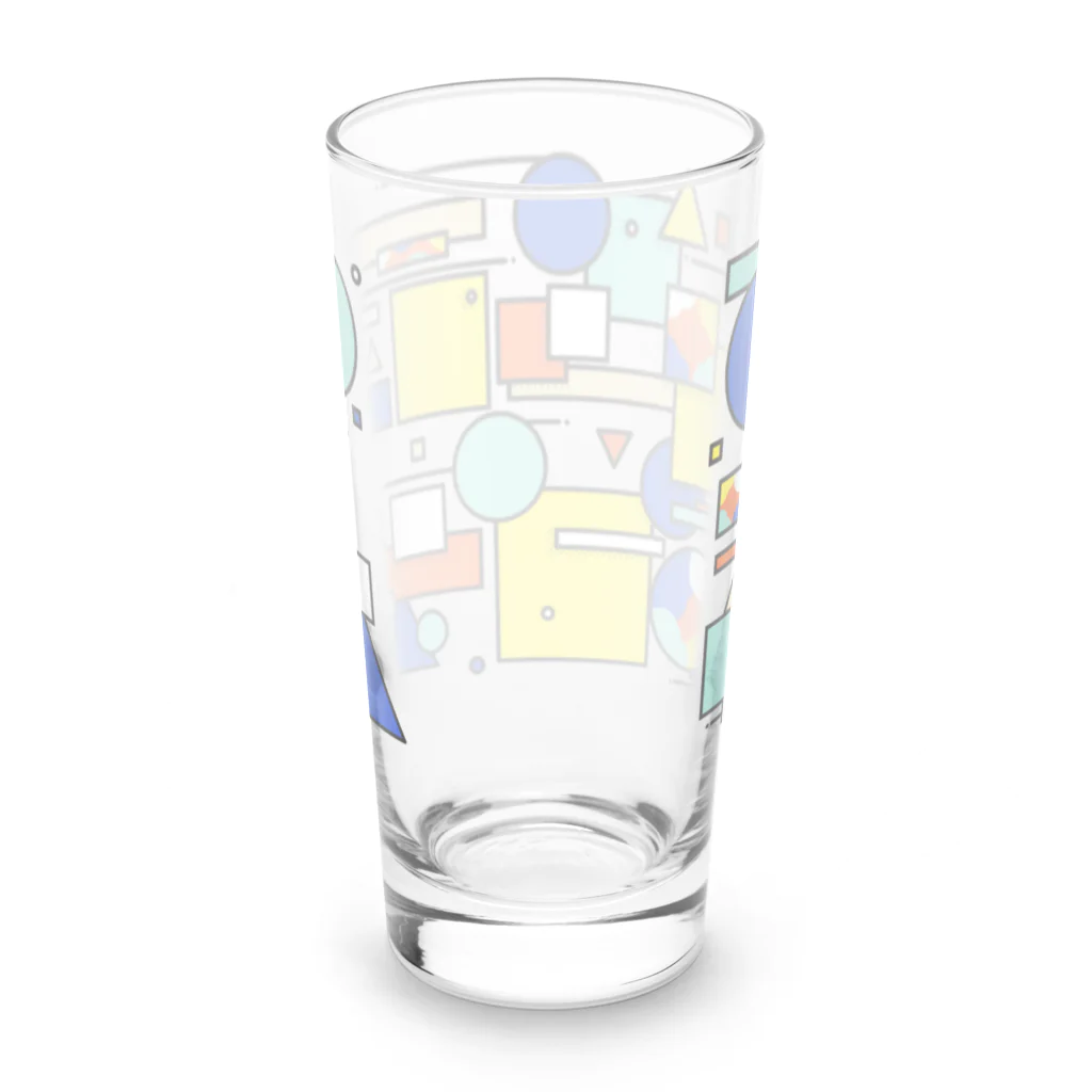 町上ヨウの夏の幾何学グラス Long Sized Water Glass :back