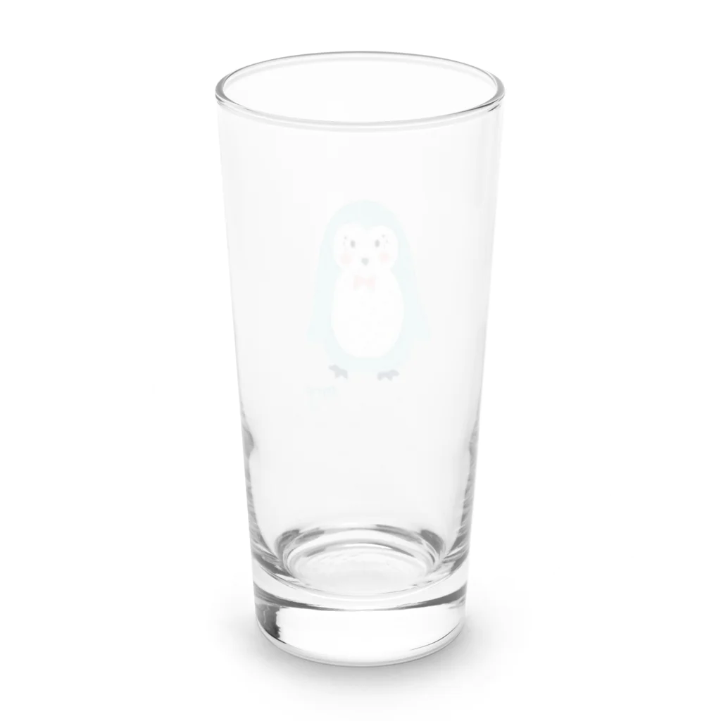 たにざきまほ/Maho Tanizakiのやさしいペンギン Long Sized Water Glass :back