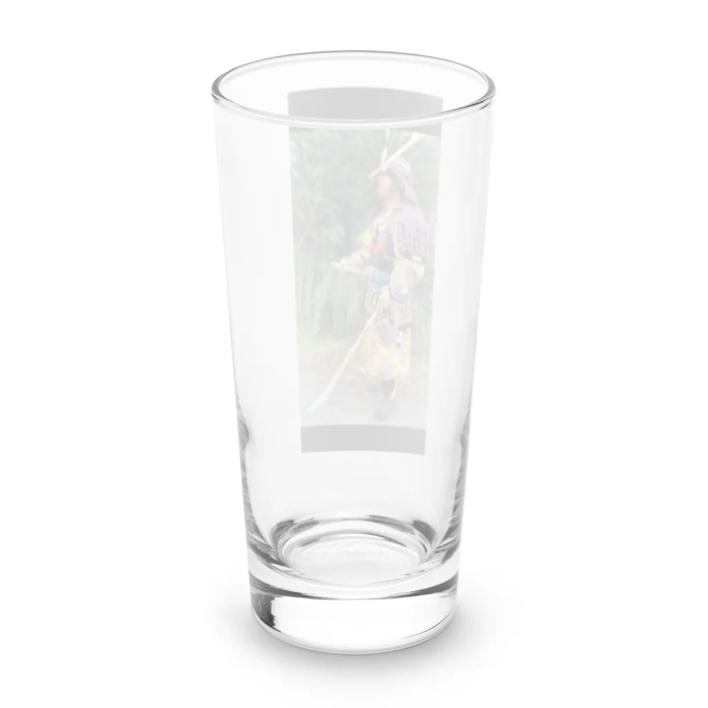 伊賀の鎧屋 の鎌倉の重鎮13人シリーズ 足立右馬寮遠元！ Long Sized Water Glass :back