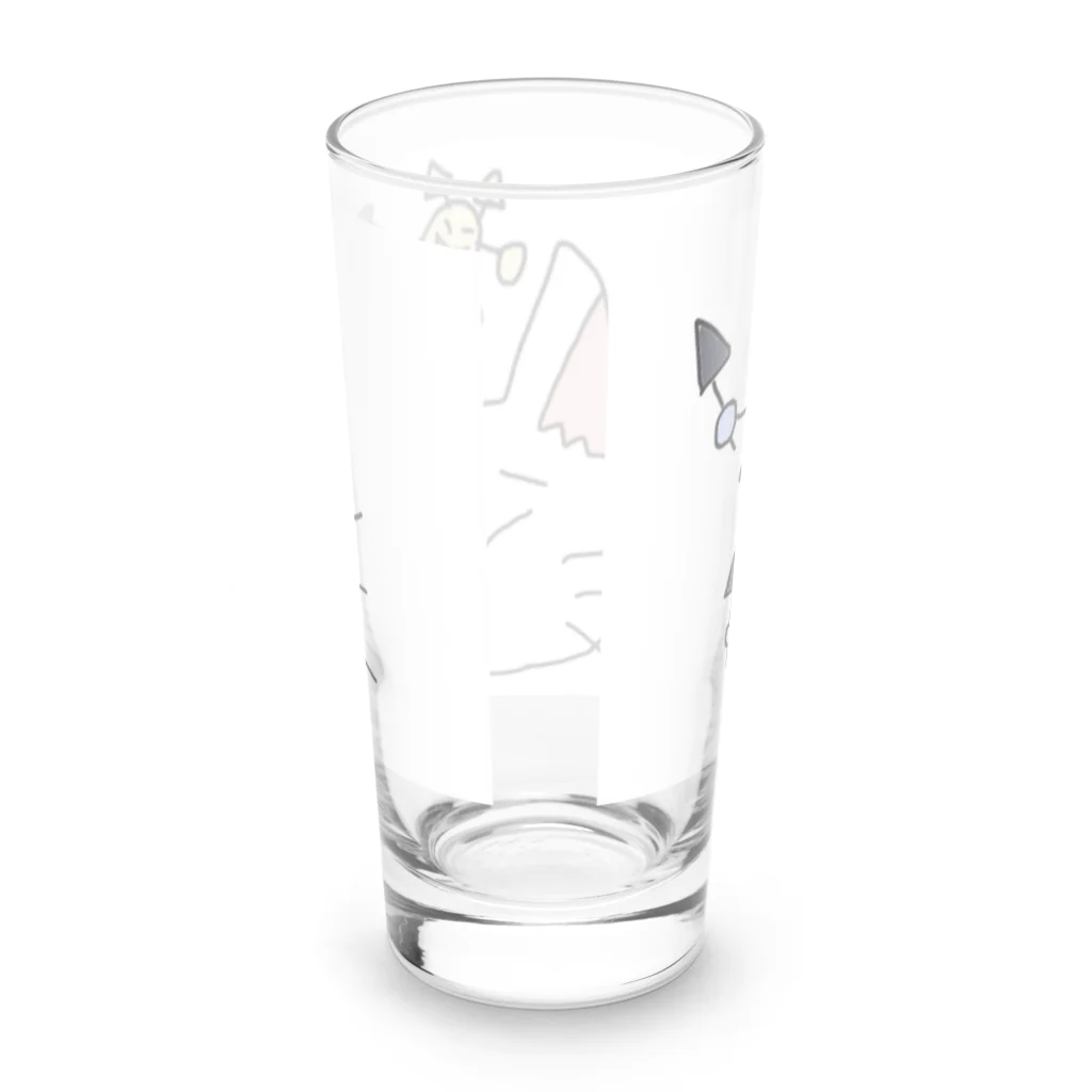 ほっこりの虫歯ニャン3 Long Sized Water Glass :back