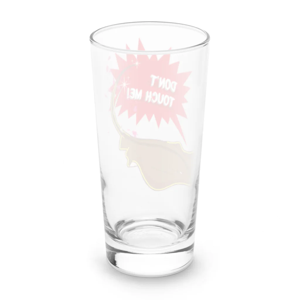 Drecome_Designの触っちゃダメ!エイ Long Sized Water Glass :back