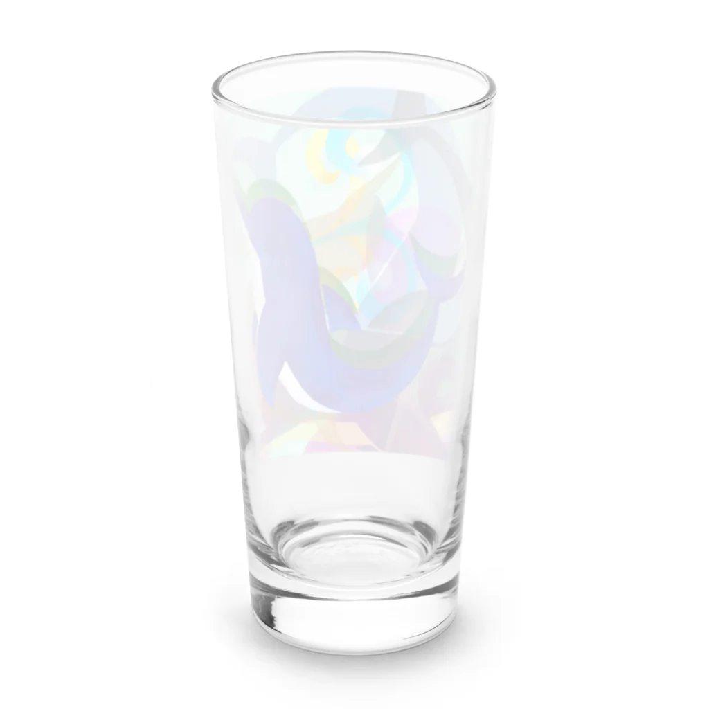 ふわふらストーリーのイルカいるか？ Long Sized Water Glass :back