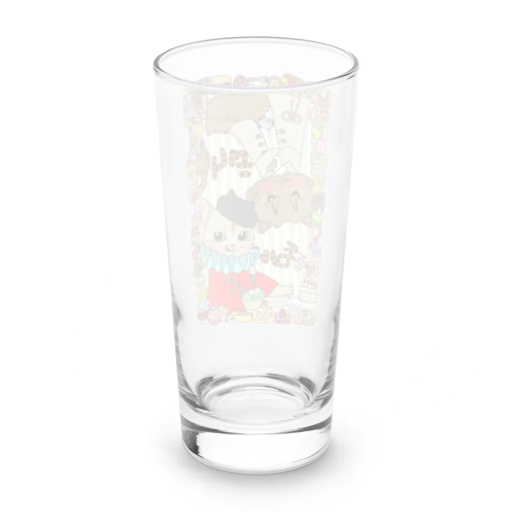 chimamusubiのフルオーダーイラスト商品見本 Long Sized Water Glass :back