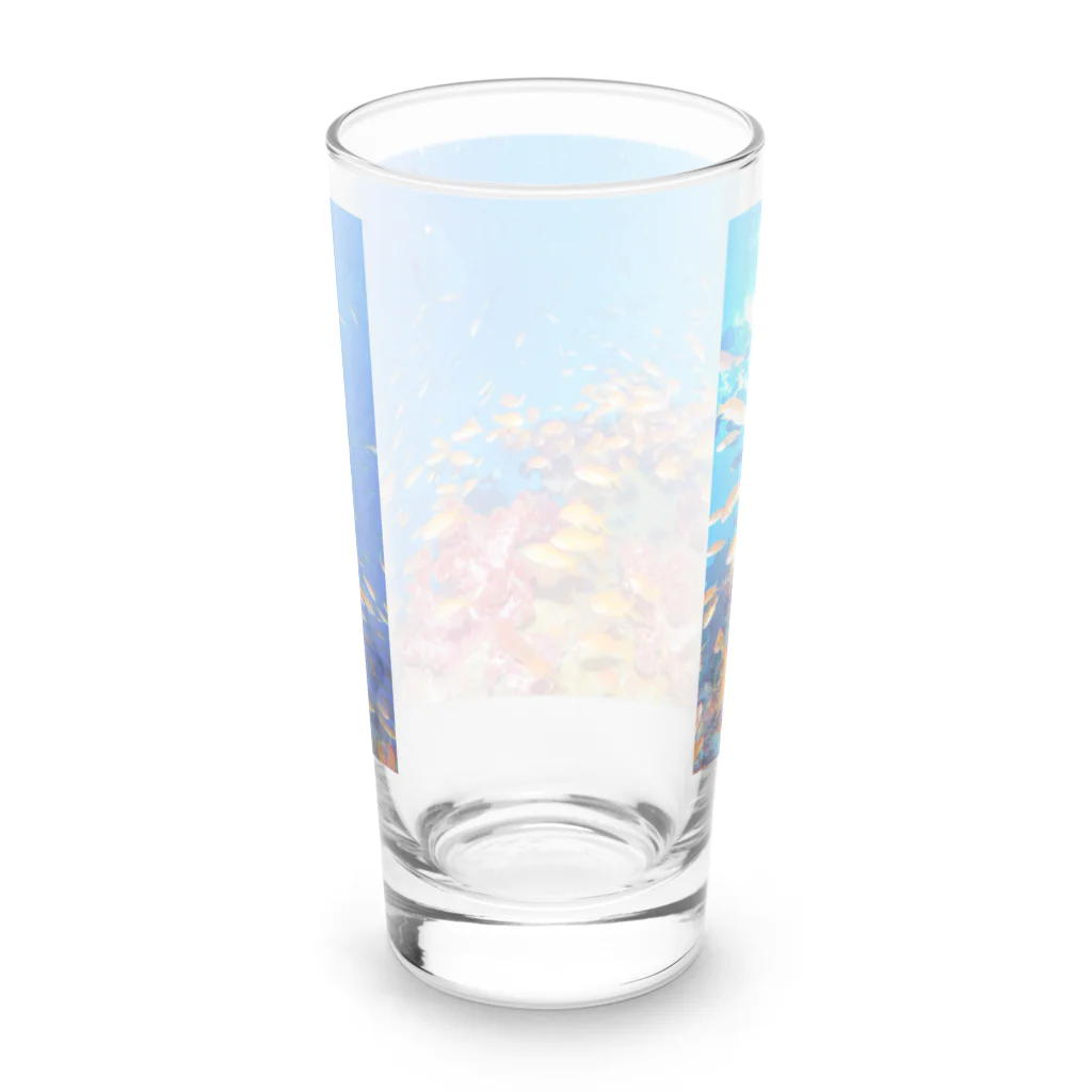 ackey-photoのBlue&Orenge Long Sized Water Glass :back