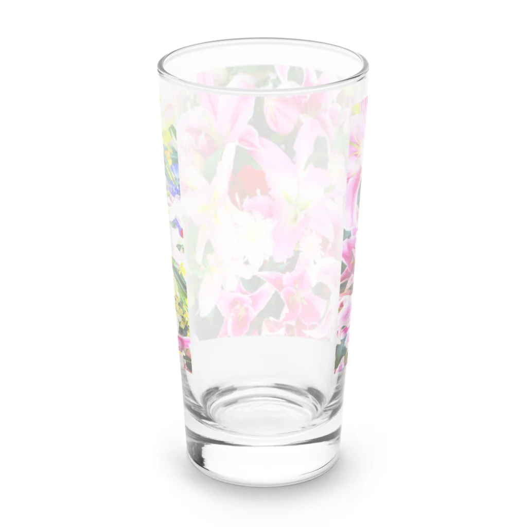 えびたろの咲き乱れる Long Sized Water Glass :back