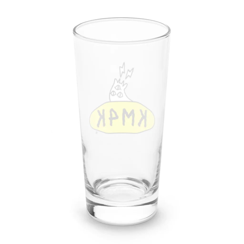 KM4K SUZURI 店のKM4Kちゃん Long Sized Water Glass :back