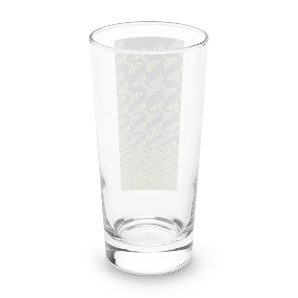 bonnylochの紗綾型_LightGreen Long Sized Water Glass :back