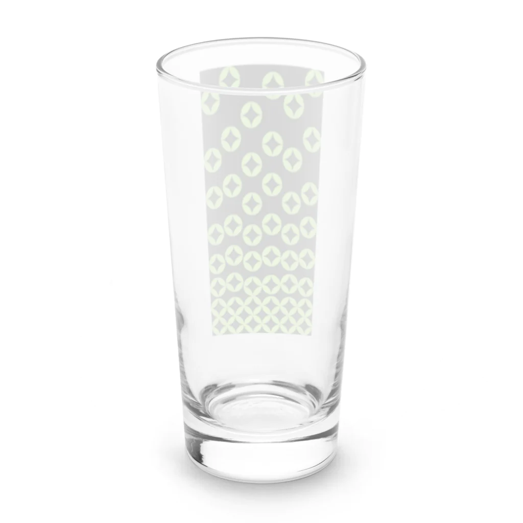 bonnylochの七宝繋ぎ_LightGreen Long Sized Water Glass :back