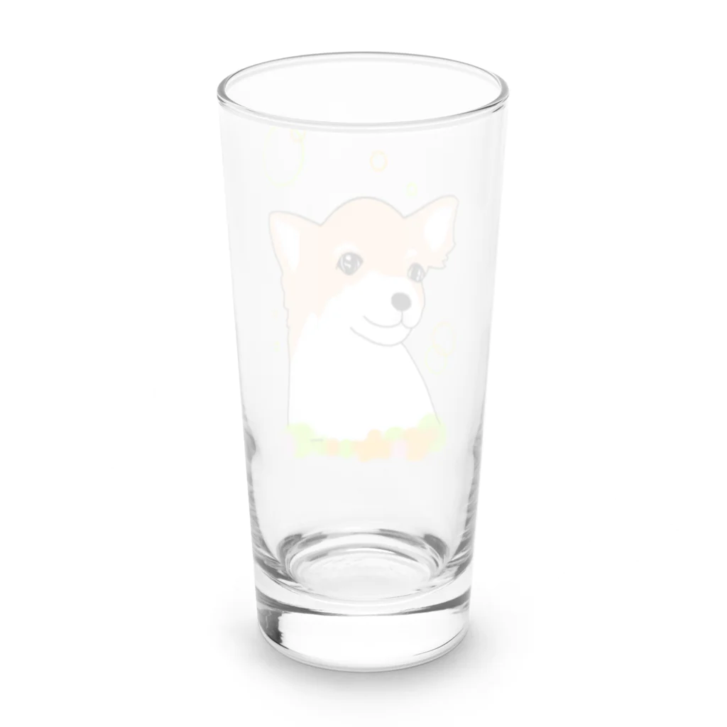 greetenのチワワ癒し犬 Long Sized Water Glass :back