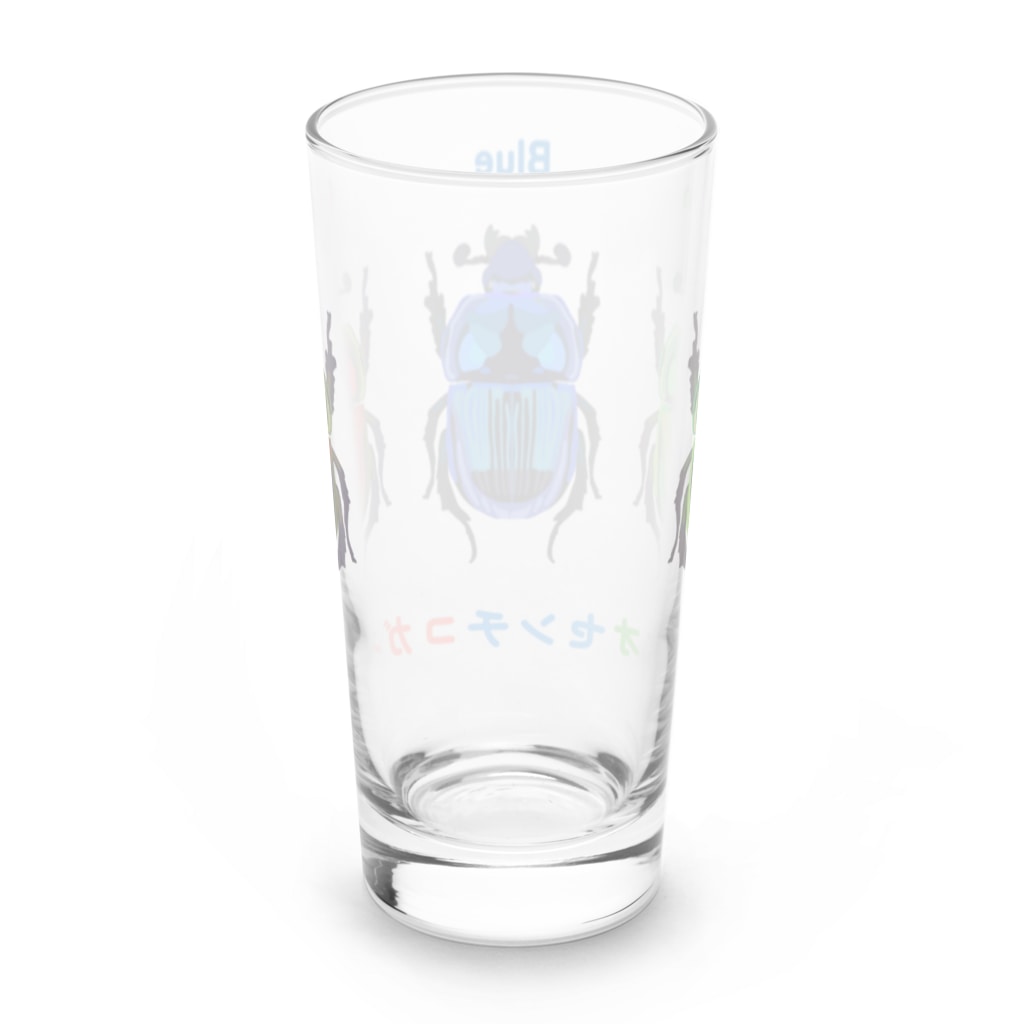 さちこの生き物雑貨のオオセンチコガネ Long Sized Water Glass :back