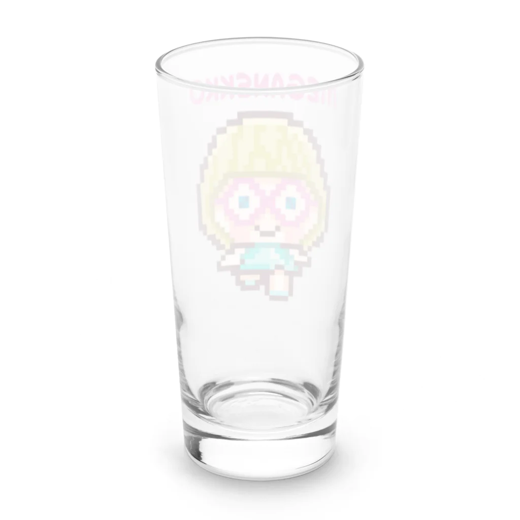 TICTOCのどうぶつショップのめがねっ子（ロゴあり） Long Sized Water Glass :back