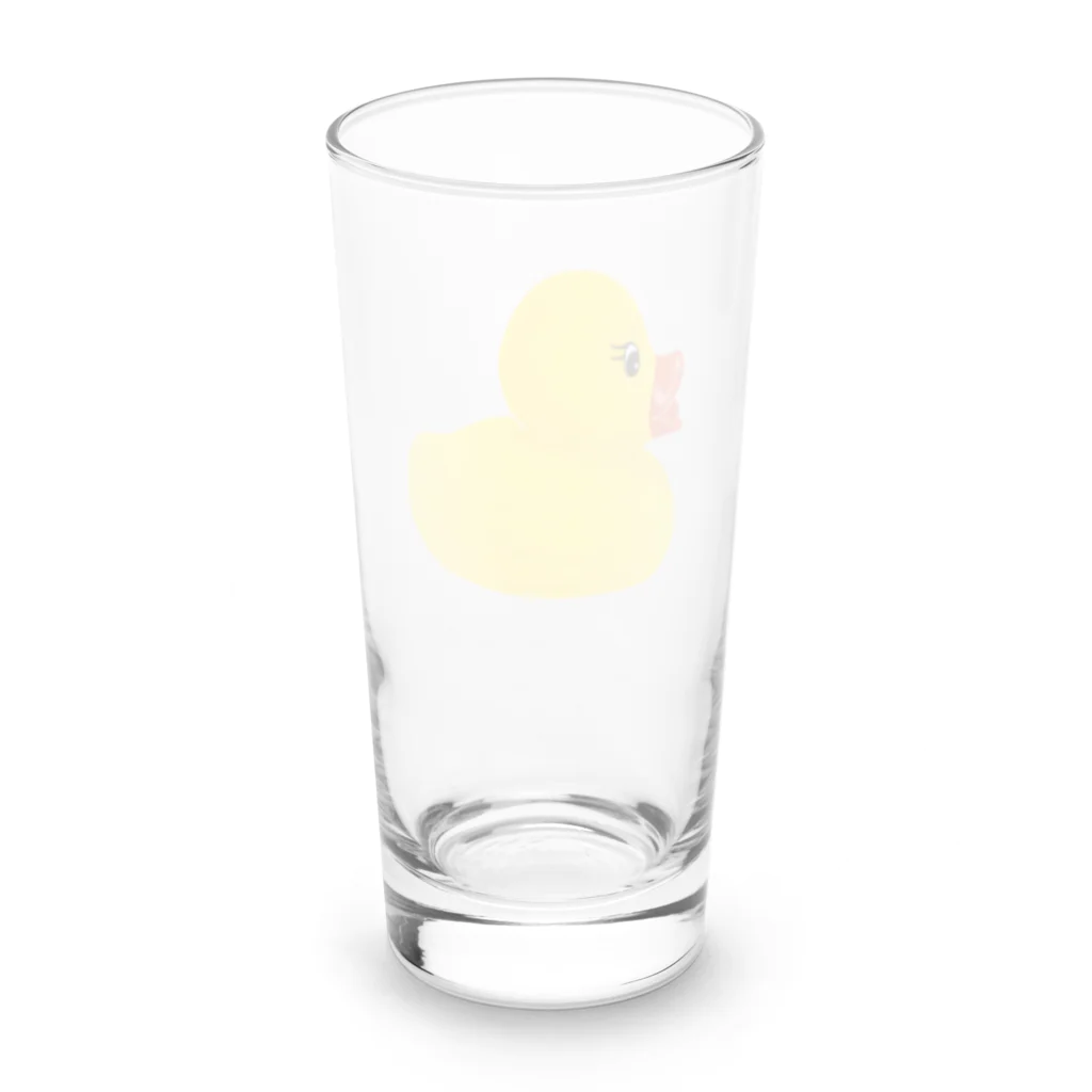 かんかんのあひるちゃん横 Long Sized Water Glass :back