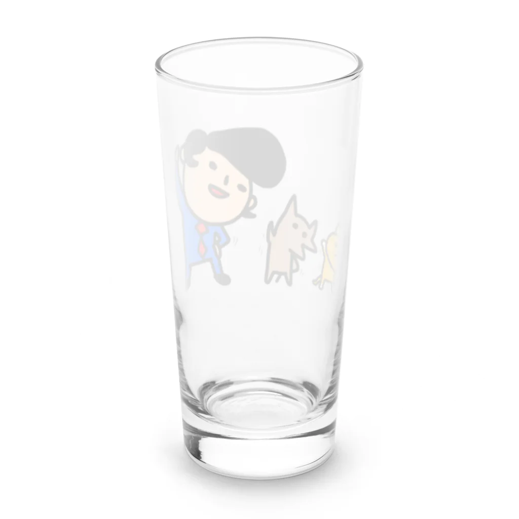 momino studio SHOPの体操しましょ。 Long Sized Water Glass :back