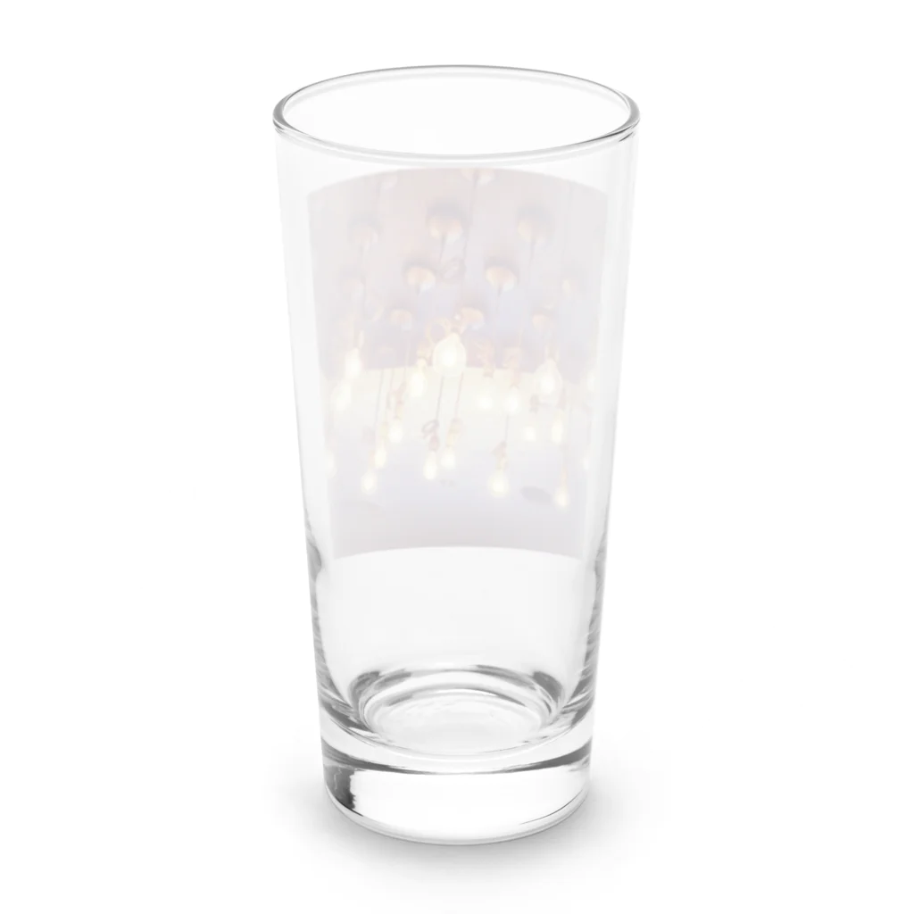 泥棒猫の店のでんきゅ Long Sized Water Glass :back