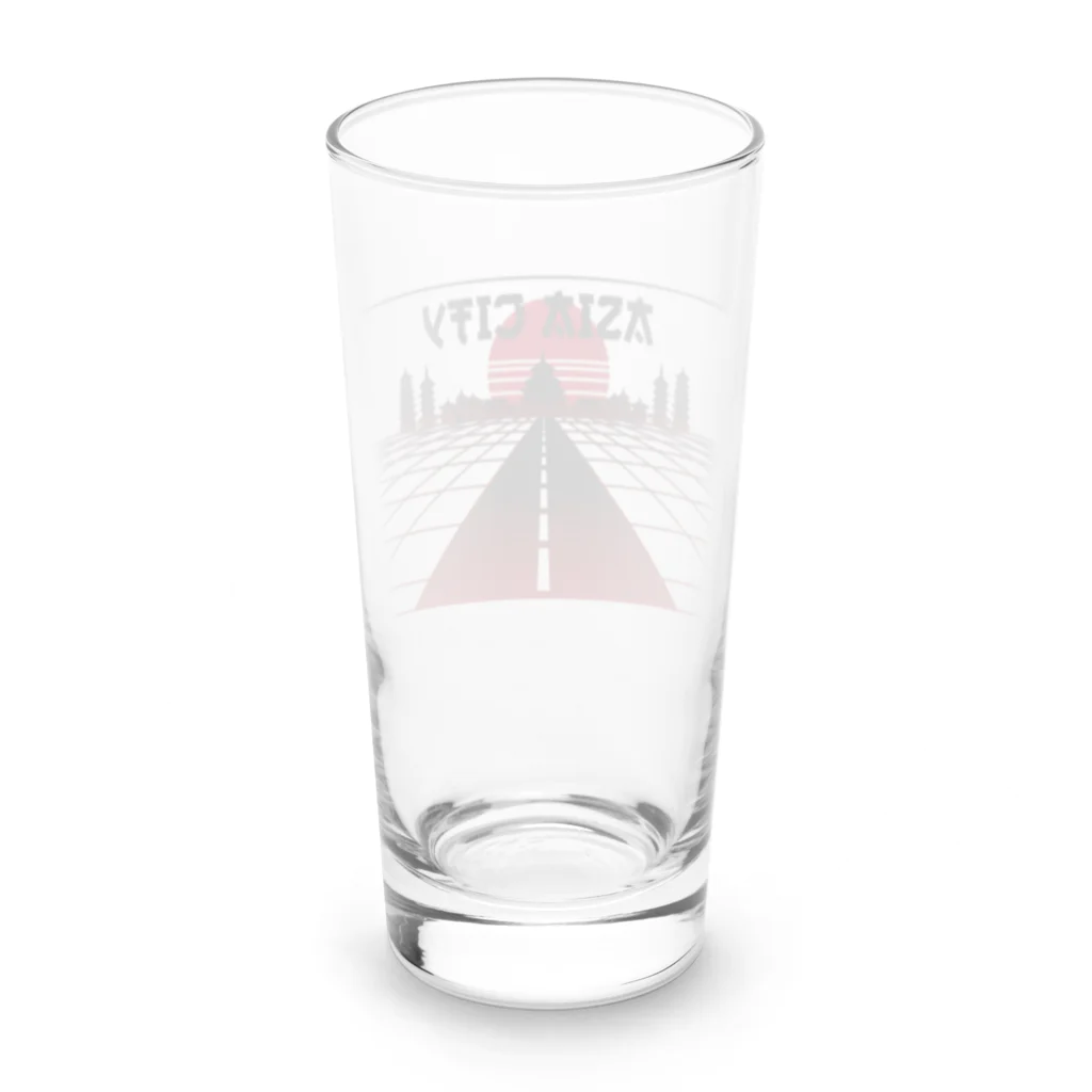 中華呪術堂（チャイナマジックホール）の vaporwave asiacity  Long Sized Water Glass :back