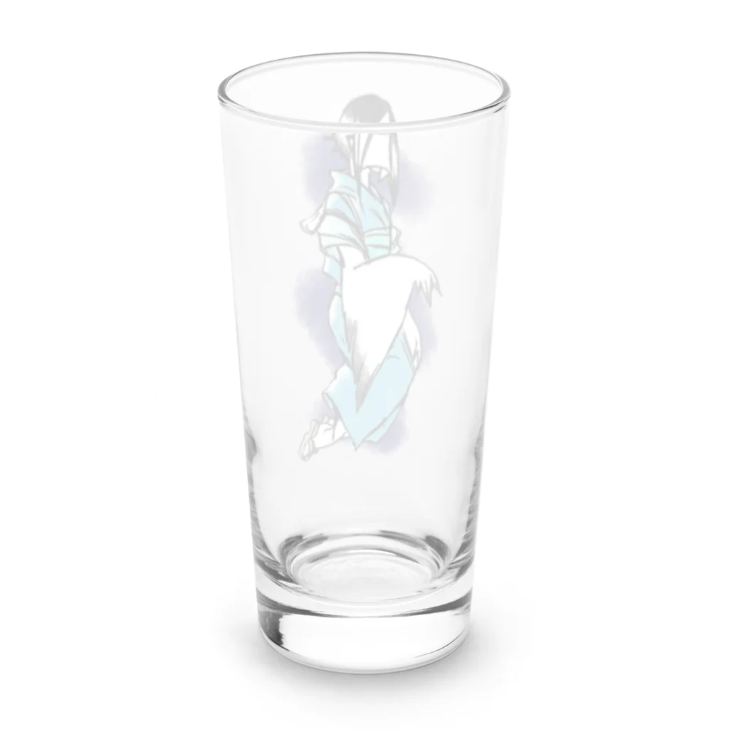 鶴玉の鶴さんグラス Long Sized Water Glass :back