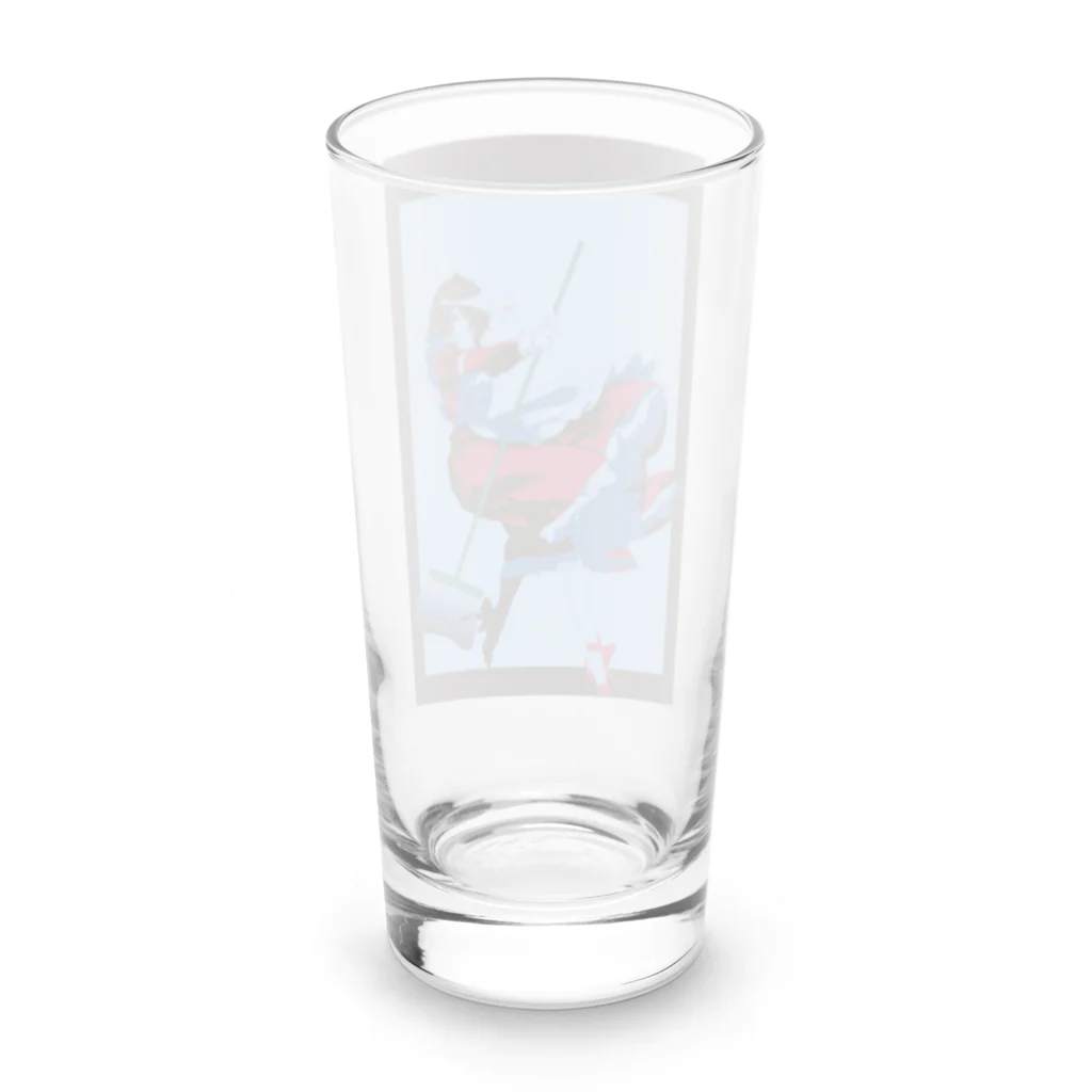 深六もものカラパレ京ちゃん (ドジらないでね) Long Sized Water Glass :back