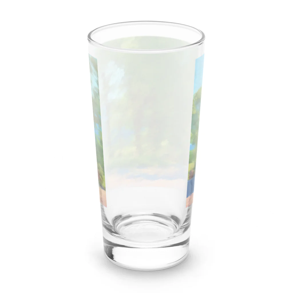 TATTUの緑豊かな公園 Long Sized Water Glass :back