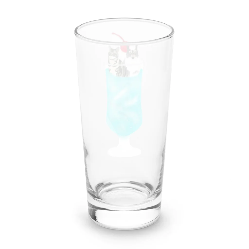 Letiのししまるエイプソーダ Long Sized Water Glass :back