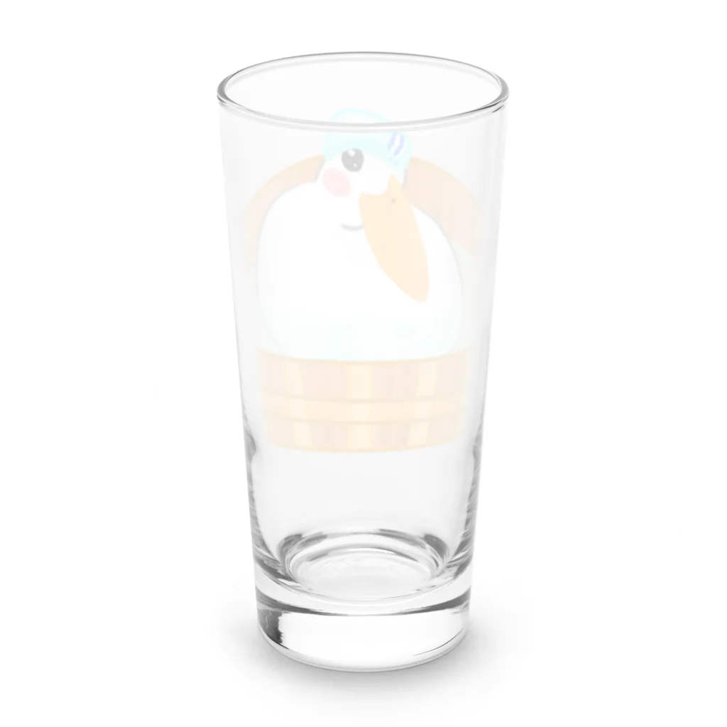 Lily bird（リリーバード）の水浴びコールダックさん Long Sized Water Glass :back