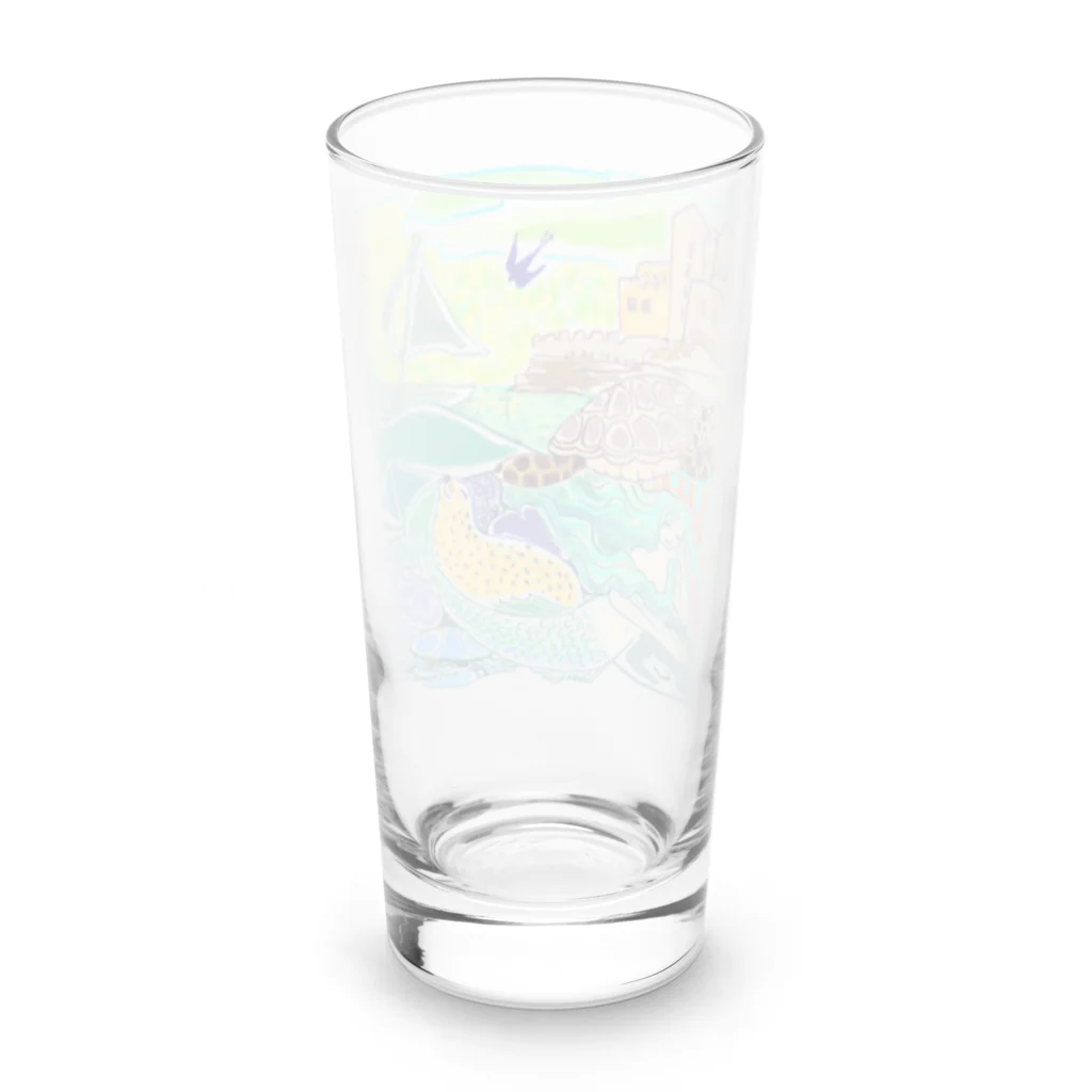 アトリエMの人魚t Long Sized Water Glass :back