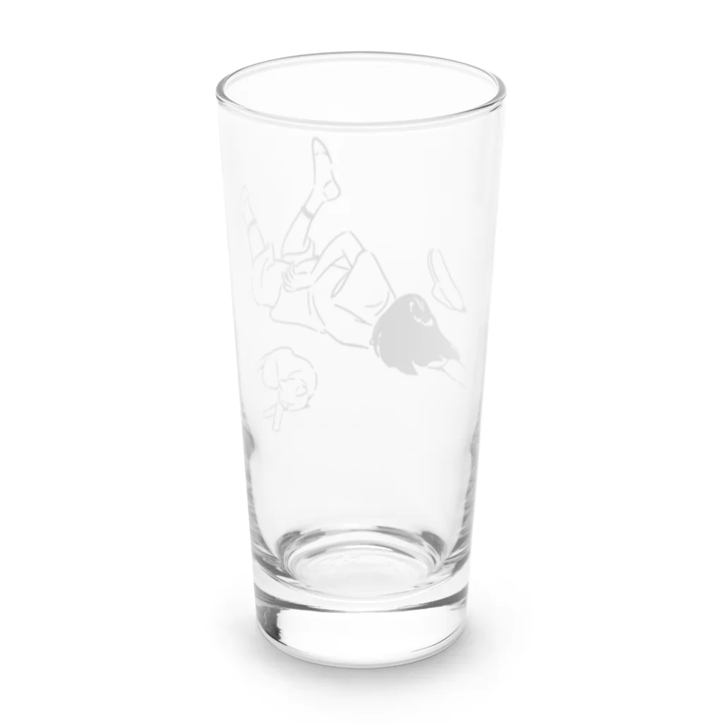 キースの遠泳 Long Sized Water Glass :back