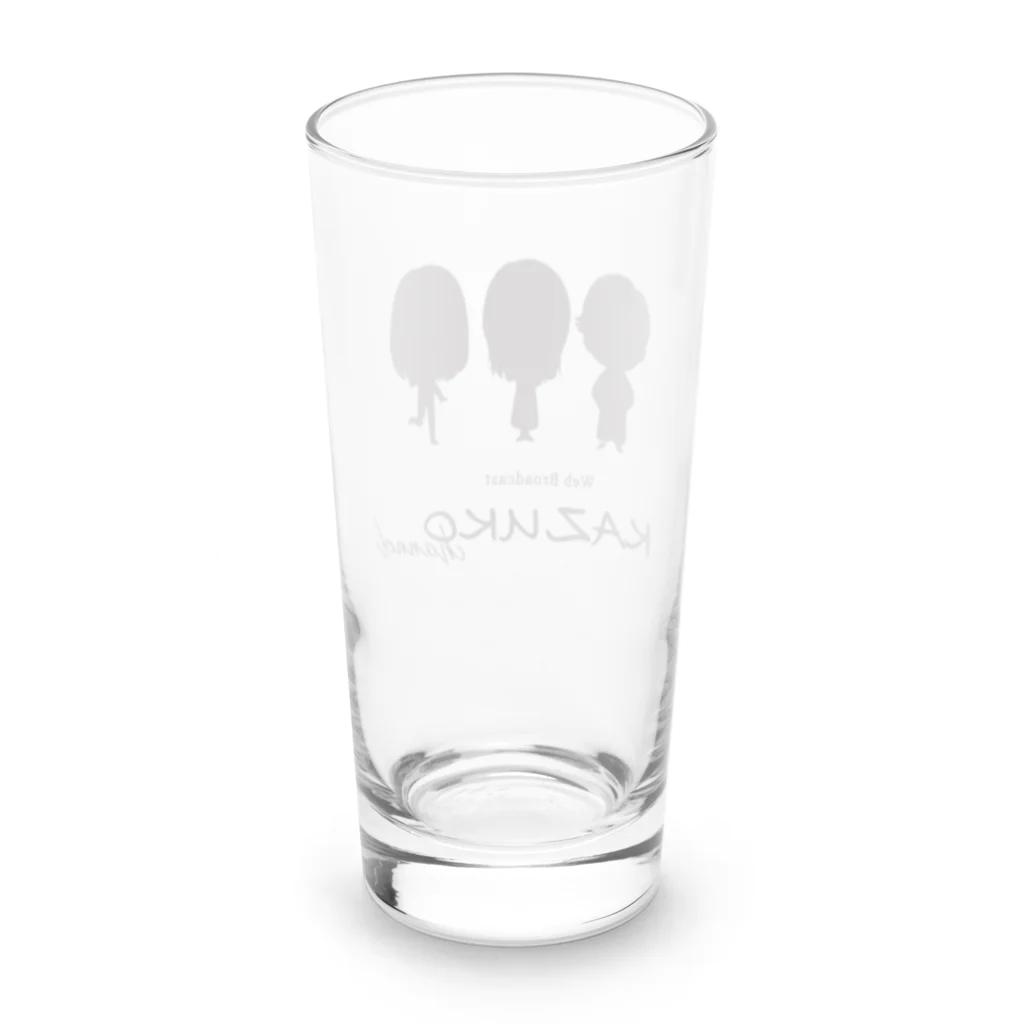 まつ工房のKAUZKOちゃんねるシルエット Long Sized Water Glass :back