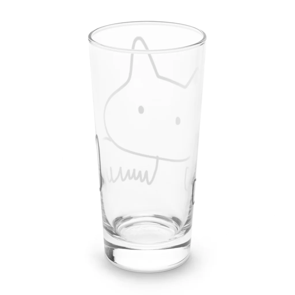 ふじこのみせのリボンを落とした ねこむし Long Sized Water Glass :back