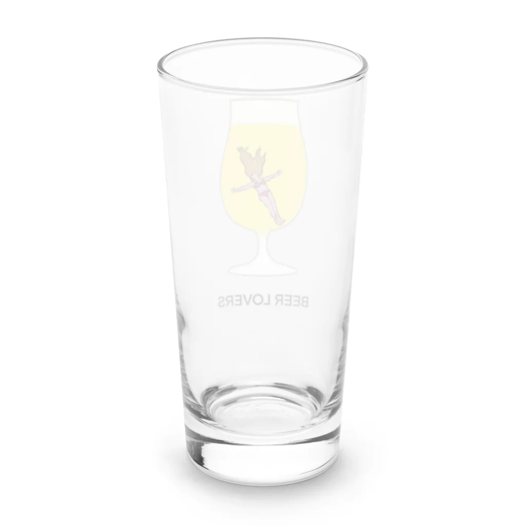 ON THE BEDのBEER LOVERS Long Sized Water Glass :back