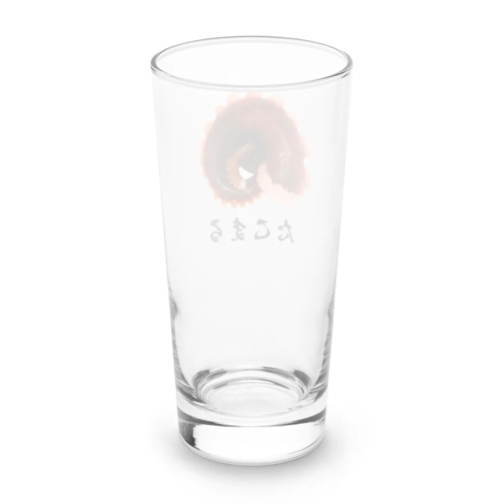 たこまる　赤羽　(たこ焼き屋)のたこまる リアル５ｇタコグッズ Long Sized Water Glass :back