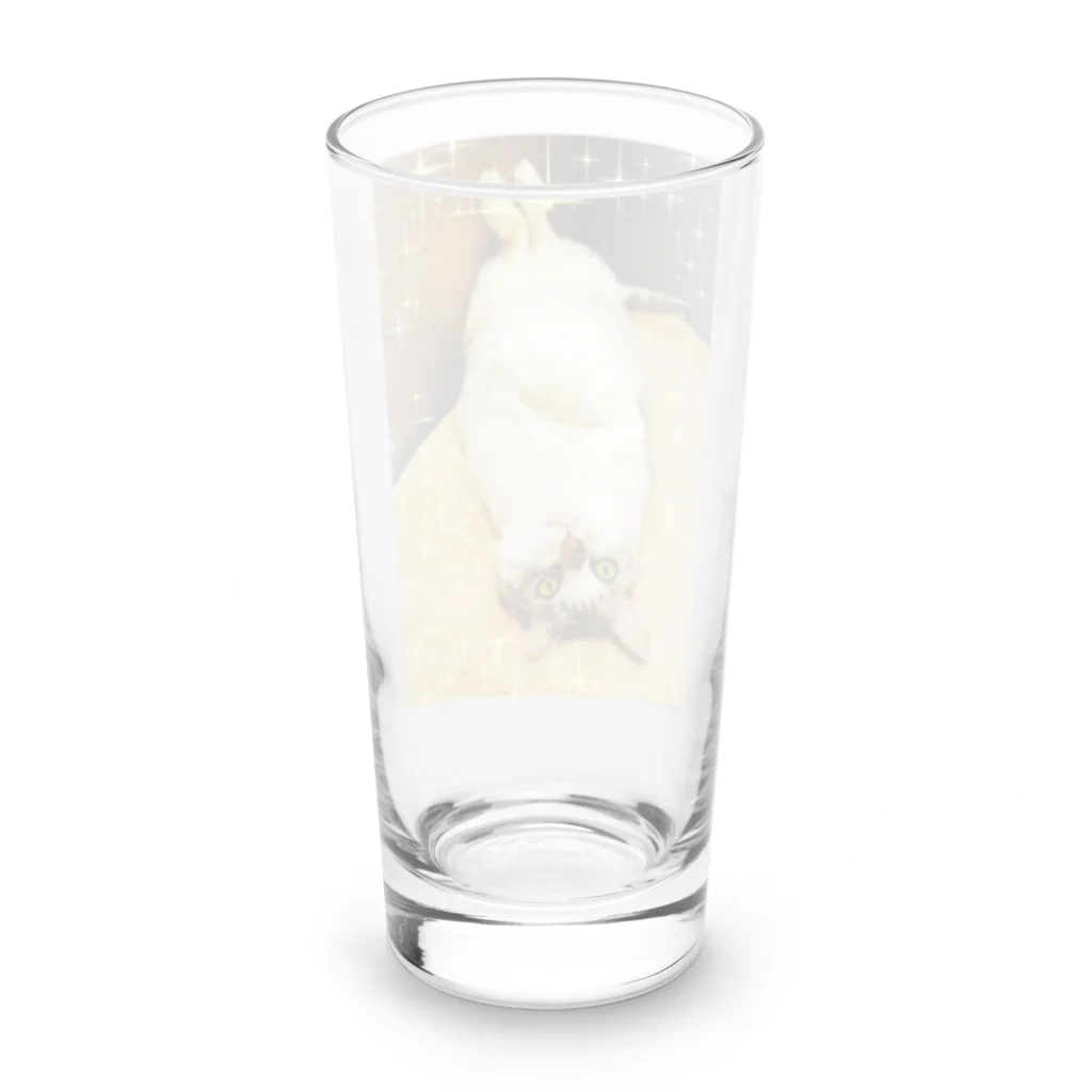 もにゃ猫みゅうのキラキラみゅう Long Sized Water Glass :back