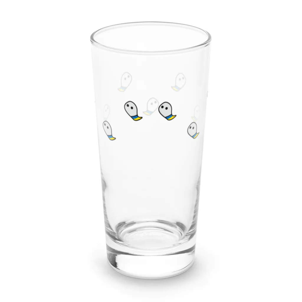 ヨープキャンが気になったの並んだキーウの幽霊 Long Sized Water Glass :back