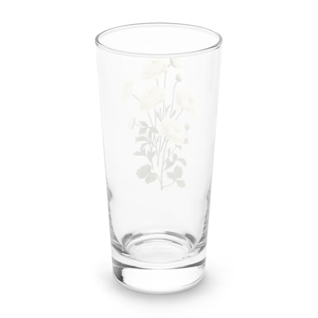 ボタニカルアートのボタニカルアート Long Sized Water Glass :back