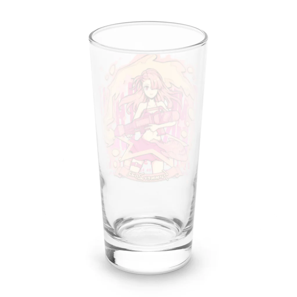 滝 さえの#002 PINK SPLASH! Long Sized Water Glass :back