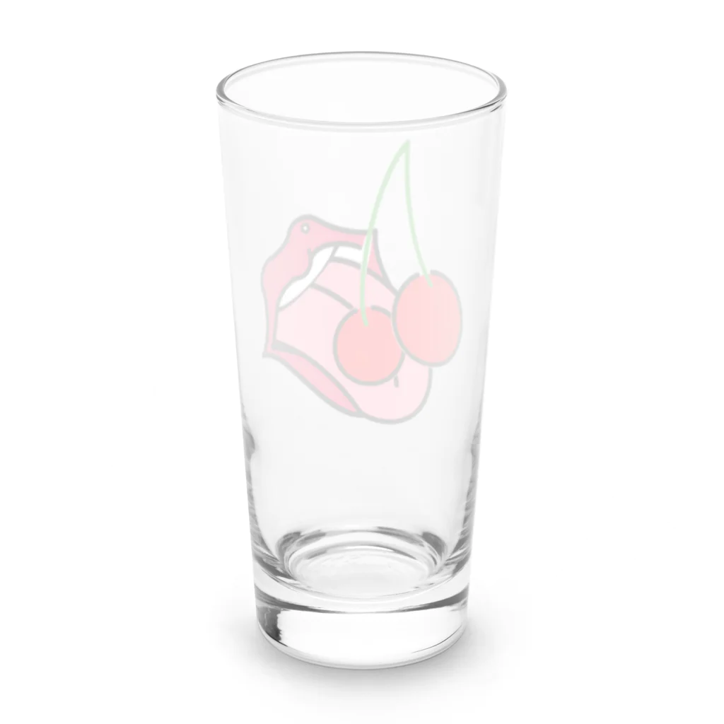 Red CherryのCherry kiss Long Sized Water Glass :back